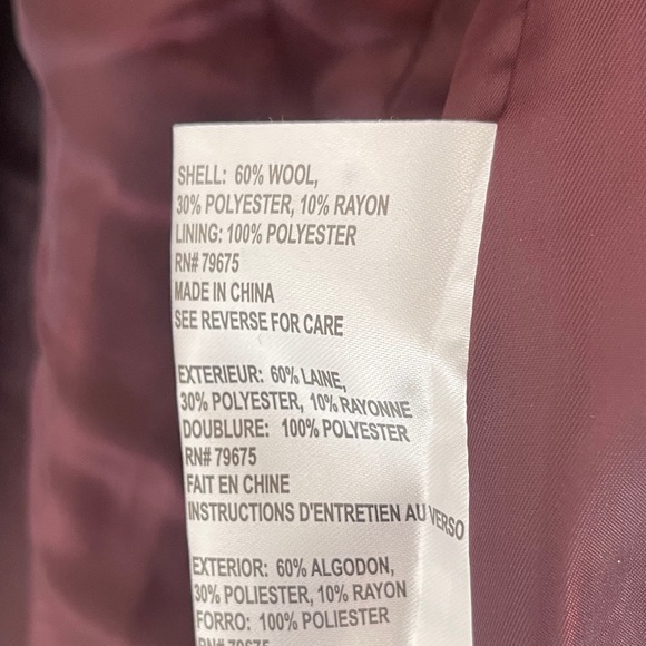 Michael Kors Double Breasted Wool Blend Swing Coat - Picture 10 of 10